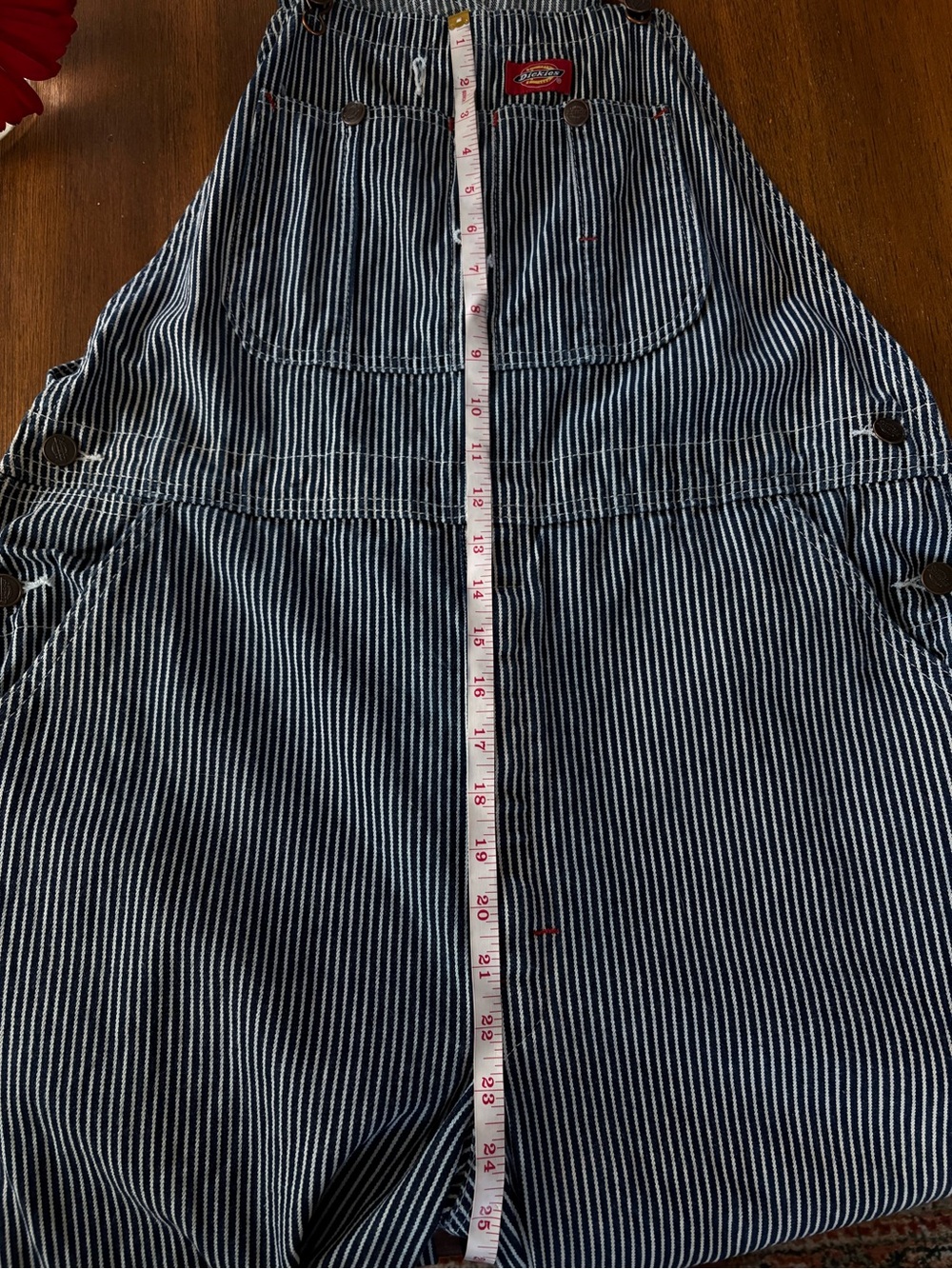 Dickies Blue Pinstripe Overalls - Picture 4 of 8